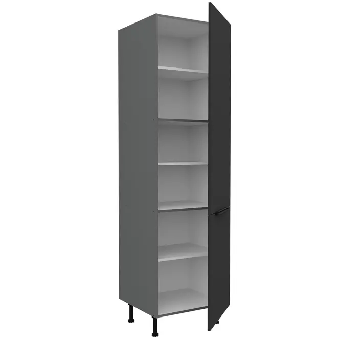 Konyhaszekrény Aria-Bl/Ant Anti Fingerprint 60dk-215 2f