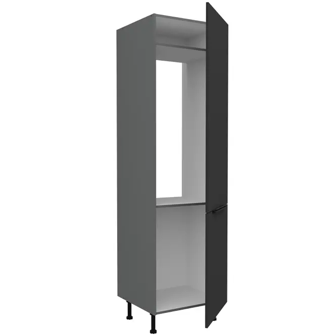Konyhaszekrény Aria-Bl/Ant Anti Fingerprint 60lo-215 2f