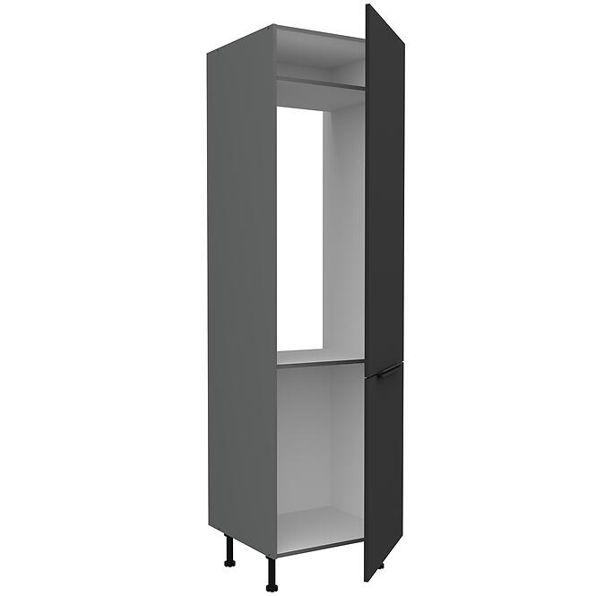 Konyhaszekrény Aria-Bl/Ant Anti Fingerprint 60lo-215 2f
