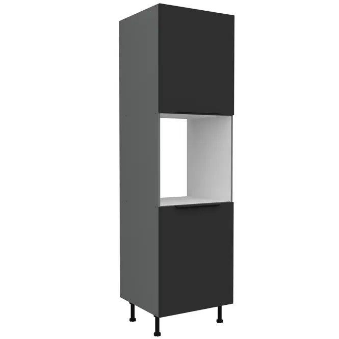 Konyhaszekrény Aria-Bl/Ant Anti Fingerprint 60dp-215 2f