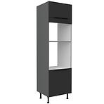 Konyhaszekrény Aria-Bl/Ant Anti Fingerprint 60dpm-215 2f