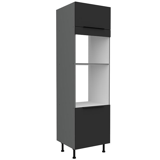 Konyhaszekrény Aria-Bl/Ant Anti Fingerprint 60dpm-215 2f