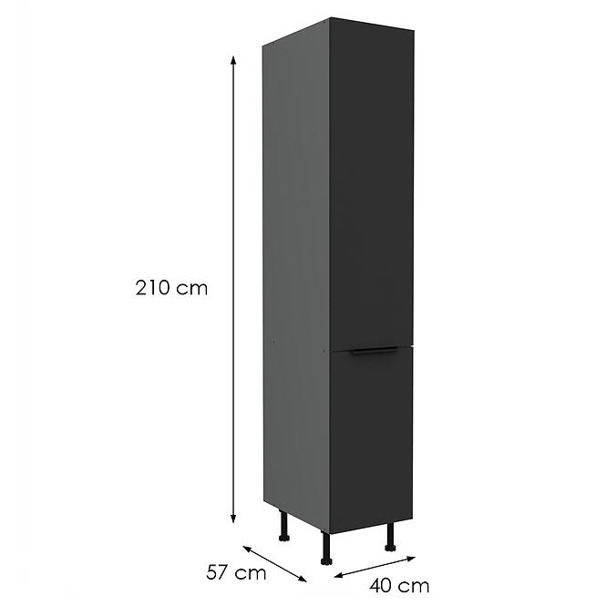 Konyhaszekrény Aria-Bl/Ant Anti Fingerprint 40dk-215 2f