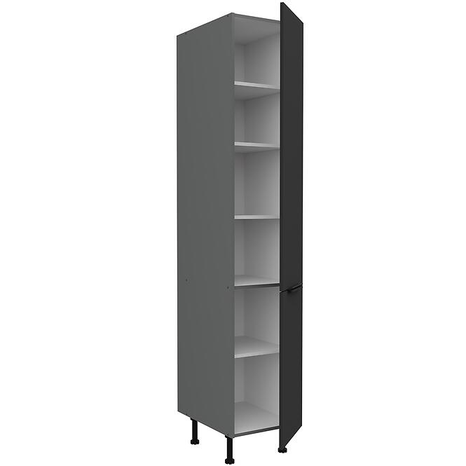 Konyhaszekrény Aria-Bl/Ant Anti Fingerprint 40dk-215 2f