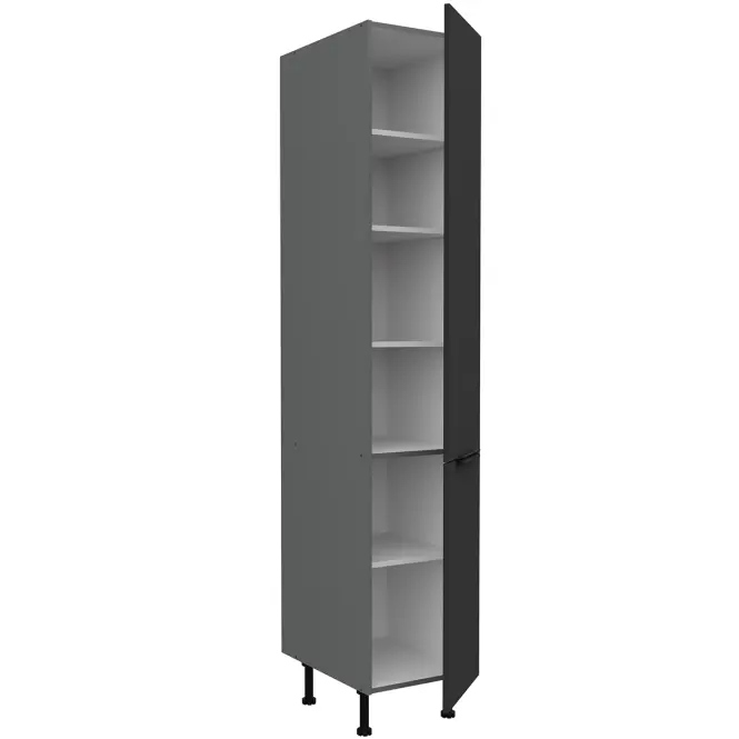 Konyhaszekrény Aria-Bl/Ant Anti Fingerprint 40dk-215 2f,3