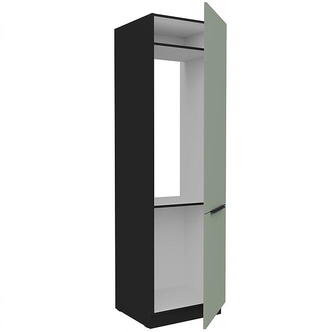 Konyhaszekrény Aria-Sa/Bl Anti Fingerprint 60lo-210 2f,3