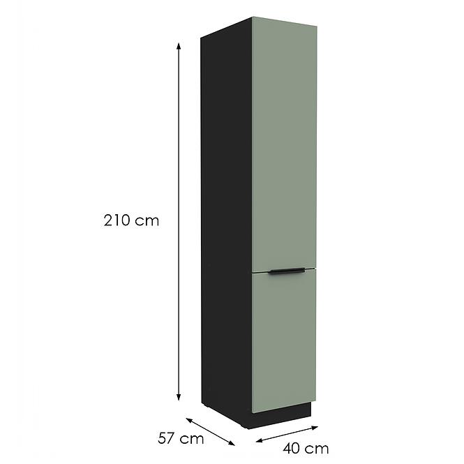Konyhaszekrény Aria-Sa/Bl Anti Fingerprint 40dk-210 2f,2