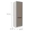 Konyhaszekrény Aria-Ta/Wh Anti Fingerprint 60dk-210 2f,2