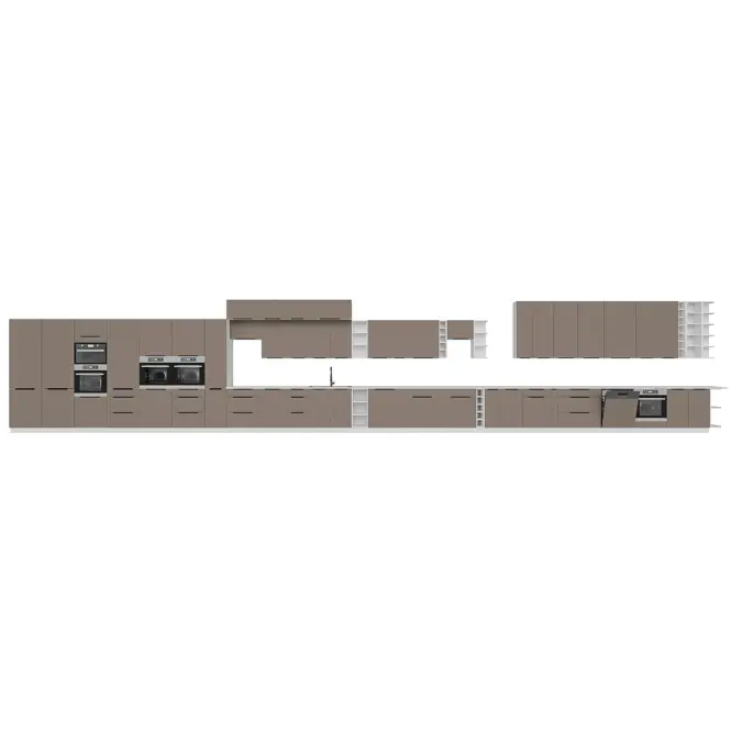 Konyhaszekrény Aria-Ta/Wh Anti Fingerprint 40dk-210 2f,10