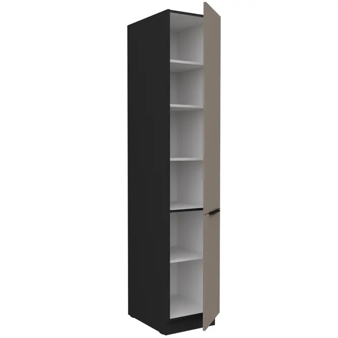 Konyhaszekrény Aria-Ta/Bl Anti Fingerprint 40dk-210 2f,3