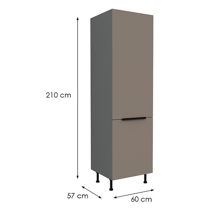 Konyhaszekrény Aria-Ta/Ant Anti Fingerprint 60dk-215 2f