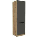 Konyhaszekrény Aria-Gr/Ar Anti Fingerprint 60dk-210 2f