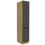 Konyhaszekrény Aria-Gr/Ar Anti Fingerprint 40dk-210 2f