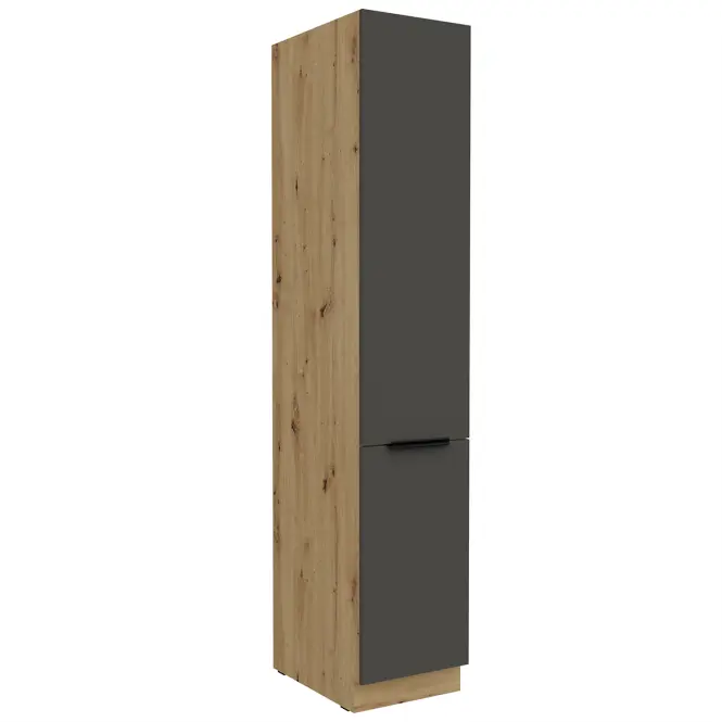Konyhaszekrény Aria-Gr/Ar Anti Fingerprint 40dk-210 2f