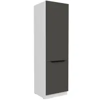 Konyhaszekrény Aria-Gr/Wh Anti Fingerprint 60lo-210 2f