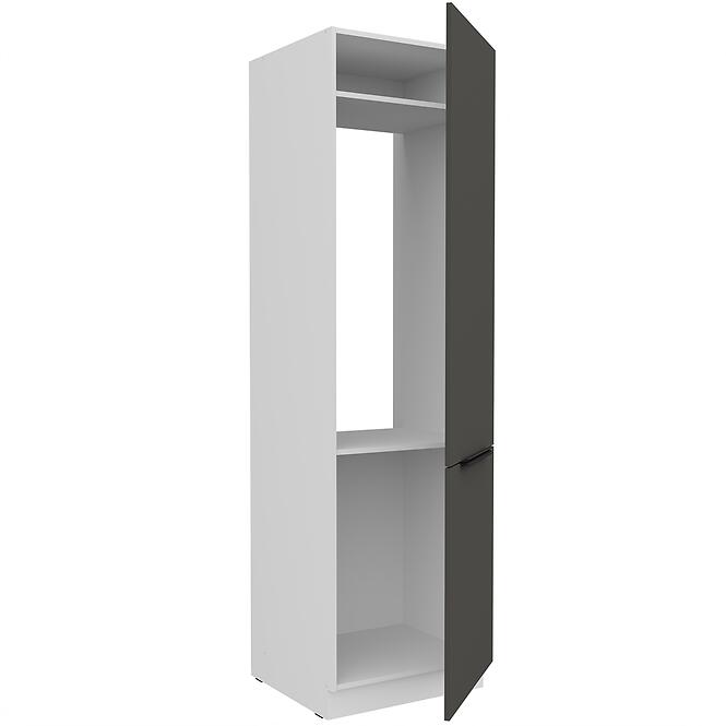 Konyhaszekrény Aria-Gr/Wh Anti Fingerprint 60lo-210 2f,3
