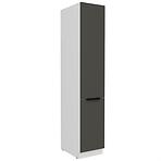 Konyhaszekrény Aria-Gr/Wh Anti Fingerprint 40dk-210 2f