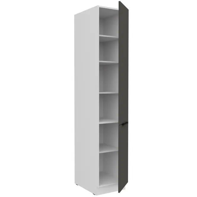 Konyhaszekrény Aria-Gr/Wh Anti Fingerprint 40dk-210 2f