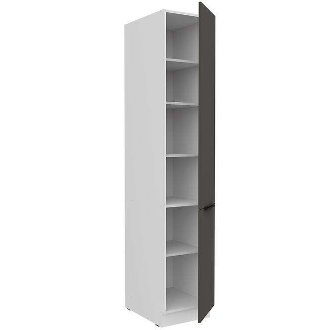 Konyhaszekrény Aria-Gr/Wh Anti Fingerprint 40dk-210 2f