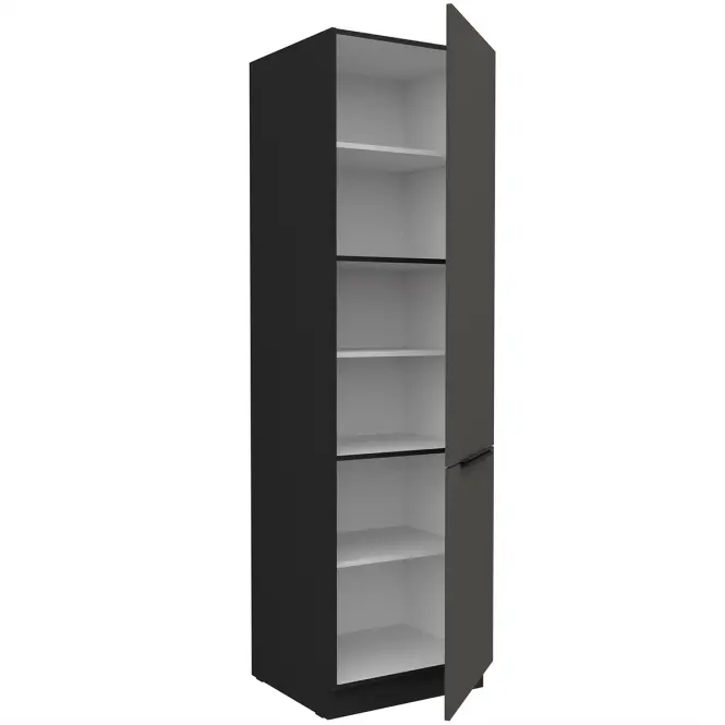 Konyhaszekrény Aria-Gr/Bl Anti Fingerprint 60dk-210 2f,3