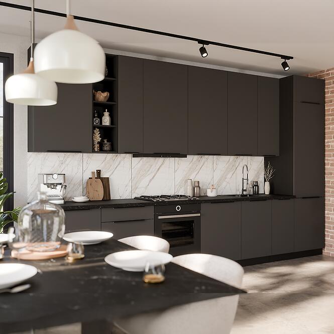 Konyhaszekrény Aria-Gr/Bl Anti Fingerprint 60dk-210 2f,4