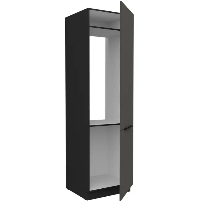 Konyhaszekrény Aria-Gr/Bl Anti Fingerprint 60lo-210 2f