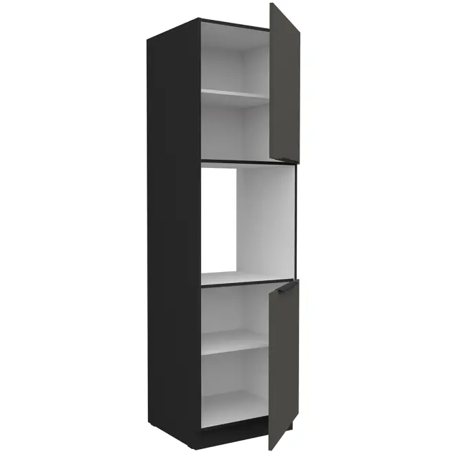 Konyhaszekrény Aria-Gr/Bl Anti Fingerprint 60dp-210 2f
