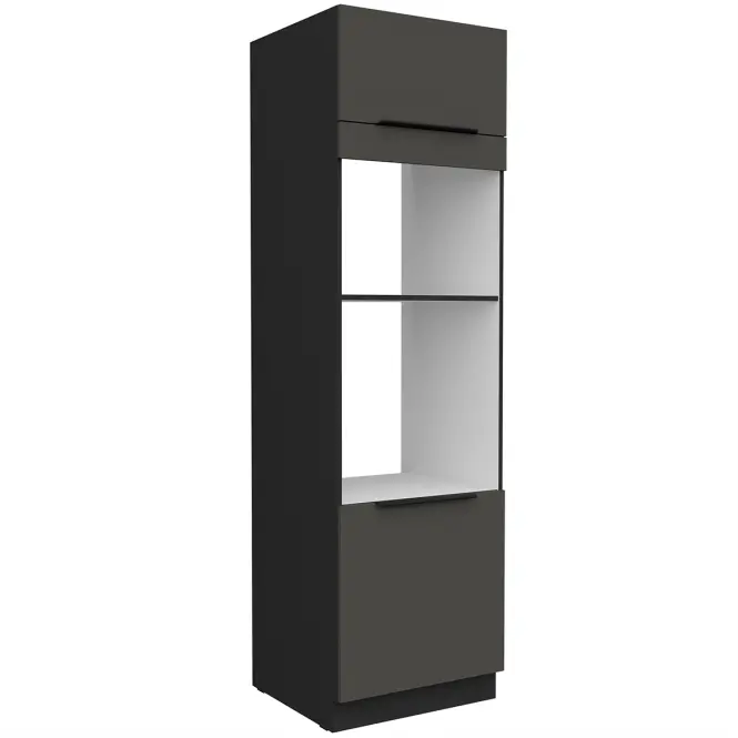 Konyhaszekrény Aria-Gr/Bl Anti Fingerprint 60dpm-210 2f