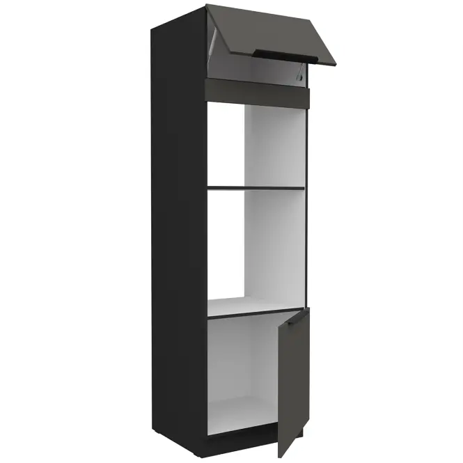 Konyhaszekrény Aria-Gr/Bl Anti Fingerprint 60dpm-210 2f,3