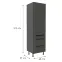 Konyhaszekrény Aria-Gr/Ant Anti Fingerprint 60dks-215 1f 3s,2