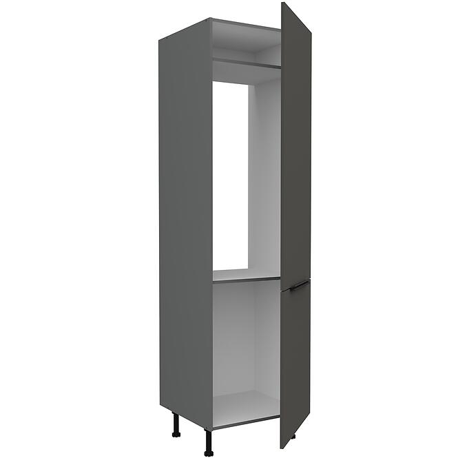 Konyhaszekrény Aria-Gr/Ant Anti Fingerprint 60lo-215 2f,3