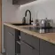 Konyhaszekrény Aria-Gr/Ant Anti Fingerprint 40dk-215 2f,8