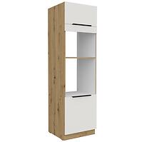 Konyhaszekrény Aria-Wh/Ar Anti Fingerprint 60dpm-210 2f