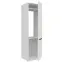 Konyhaszekrény Aria-Wh/Wh Anti Fingerprint 60lo-210 2f,3