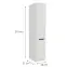 Konyhaszekrény Aria-Wh/Wh Anti Fingerprint 40dk-210 2f,2