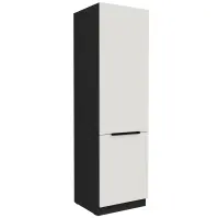 Konyhaszekrény Aria-Wh/Bl Anti Fingerprint 60dk-210 2f