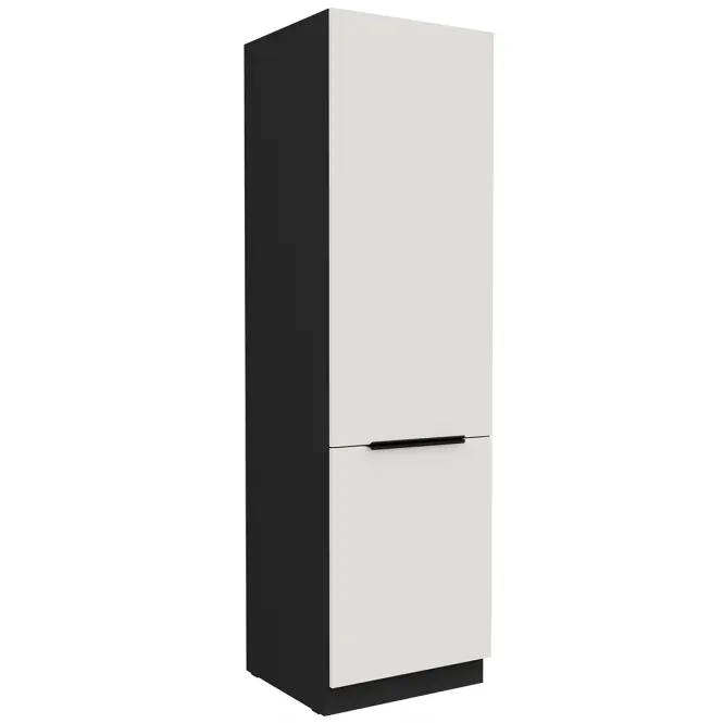 Konyhaszekrény Aria-Wh/Bl Anti Fingerprint 60dk-210 2f