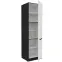 Konyhaszekrény Aria-Wh/Bl Anti Fingerprint 60dk-210 2f,3