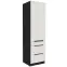 Konyhaszekrény Aria-Wh/Bl Anti Fingerprint 60dks-210 1f 3s