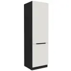 Konyhaszekrény Aria-Wh/Bl Anti Fingerprint 60lo-210 2f
