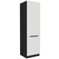 Konyhaszekrény Aria-Wh/Bl Anti Fingerprint 60lo-210 2f