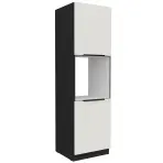 Konyhaszekrény Aria-Wh/Bl Anti Fingerprint 60dp-210 2f