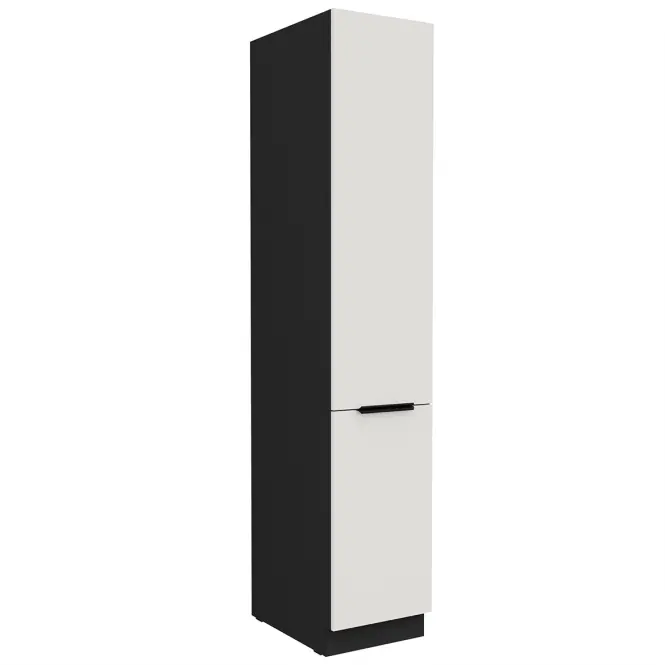 Konyhaszekrény Aria-Wh/Bl Anti Fingerprint 40dk-210 2f