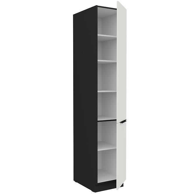 Konyhaszekrény Aria-Wh/Bl Anti Fingerprint 40dk-210 2f,3