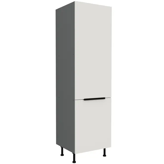 Konyhaszekrény Aria-Wh/Ant Anti Fingerprint 60dk-215 2f