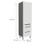 Konyhaszekrény Aria-Wh/Ant Anti Fingerprint 60dks-215 1f 3s,2