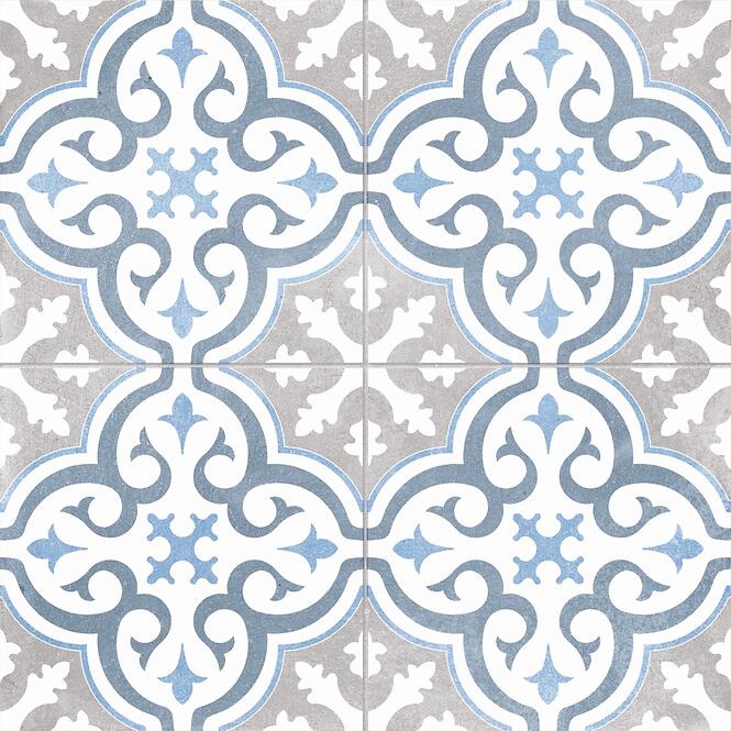 Csempe Cantebury Blue Mat 45/45