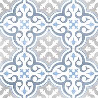 Csempe Cantebury Blue Mat 45/45