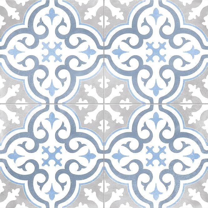 Csempe Cantebury Blue Mat 45/45