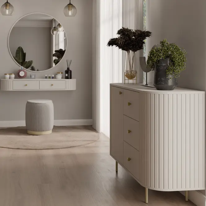 Komód Ovalio 813 1f 3s Homok Futás
